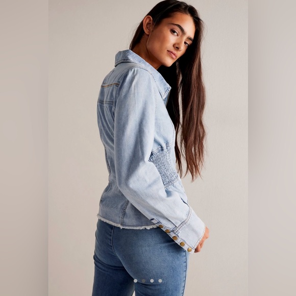 Free people Denim Shirt - Picture 2 of 11